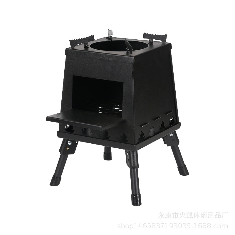 Picture of Firefox Windproof Foldable Portable Cassette Stove for Outdoor Barbecue, Camping, Fire Pit, Picnic Stove Wholesale Multi-Fuel