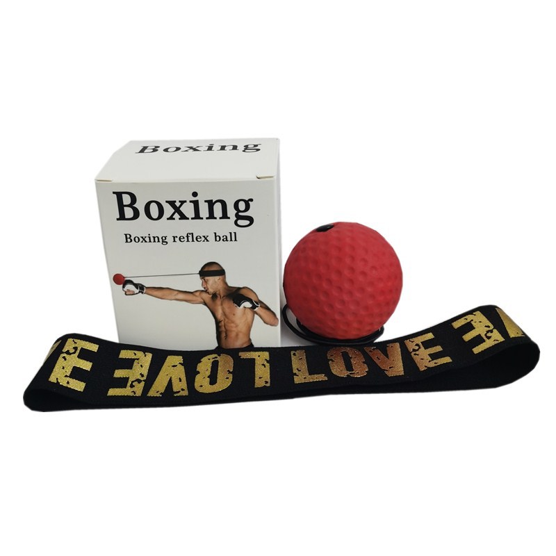 Picture of 80g rubber ball head-mounted boxing training speed ball boxing speed ball boxing fight training reaction ball