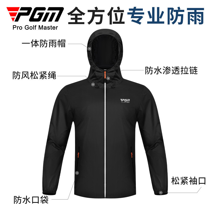 Picture of PGM Golf suit Men's Raincoat Rainproof Full Body Equipment Top Pants Set of Clothing