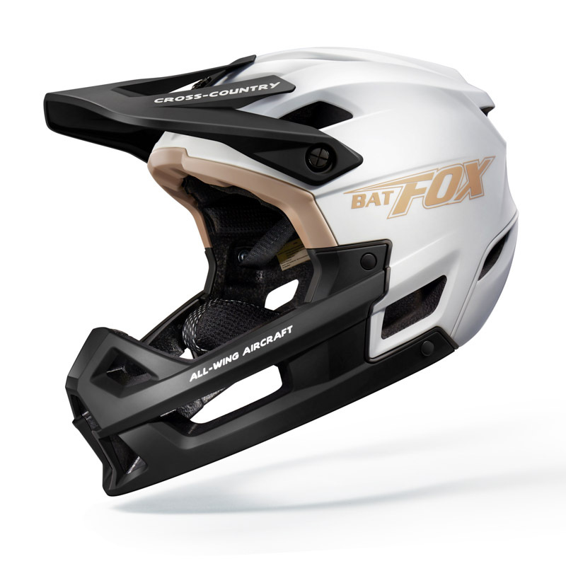 BATFOX Forest Road Off-road Mountain Helmet Full Helmet BMX Bicycle Safety Helmet Rappel Bicycle Helmet