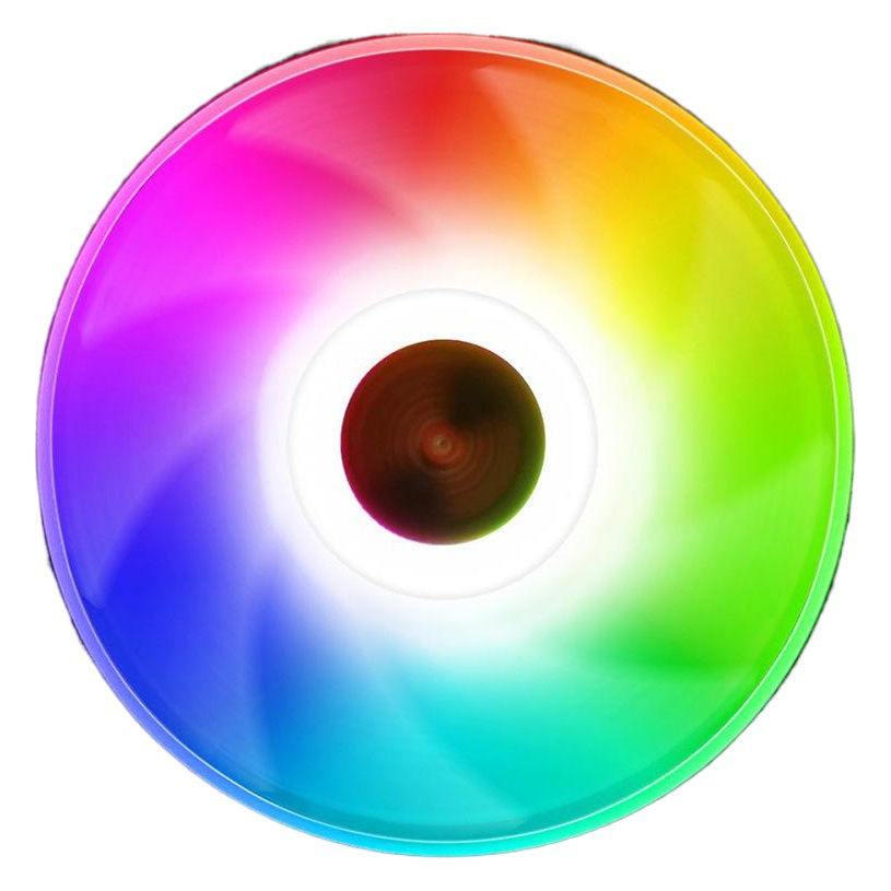 Cool Moon Quiet Moon Pwm Temperature-Controlled Case Fan Computer Argb Aura 12cm Water Cooling Radiator Rgb Cooler