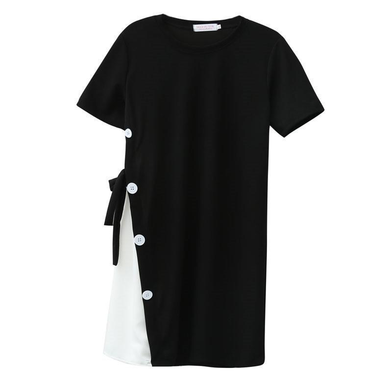 Picture of Maternity dress spring/summer dress Western style summer short sleeve skirt trendy summer fresh 2023 maternity dress T-shirt
