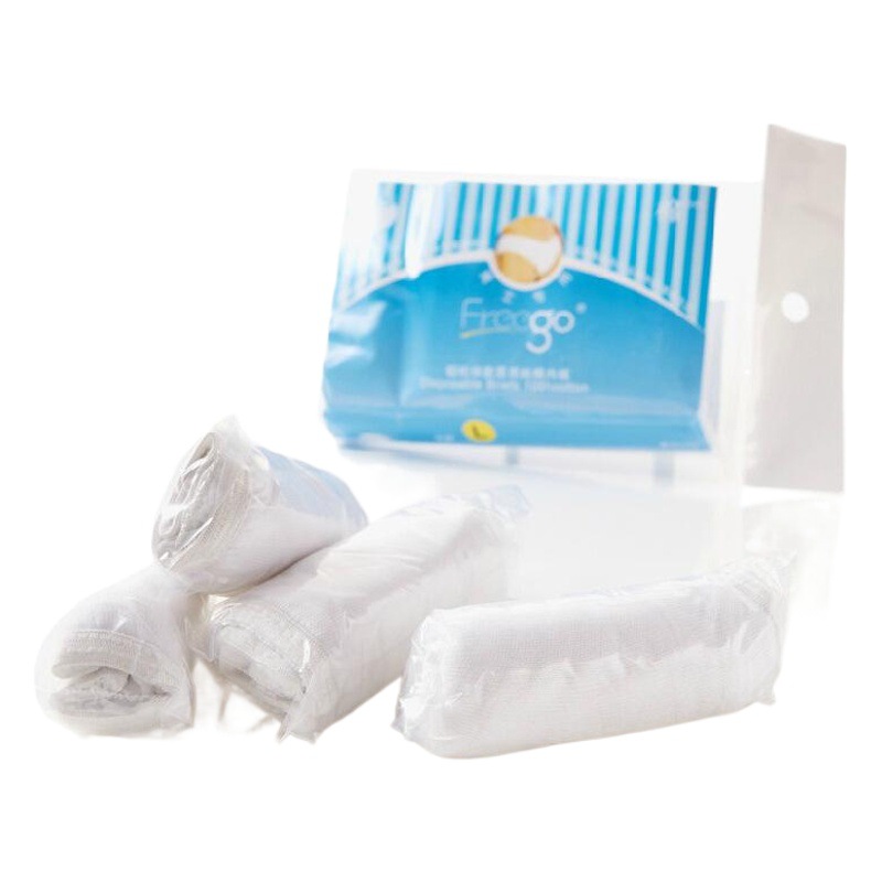 Genuine Freego cotton disposable underwear men's and women's travel cotton 4-piece independent travel wash-free shorts