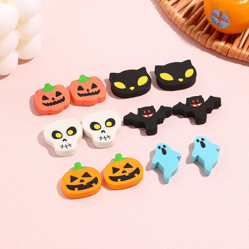 Picture of Halloween eraser cartoon bat pumpkin stationery prize gift eraser school supplies cross-border stationery wholesale