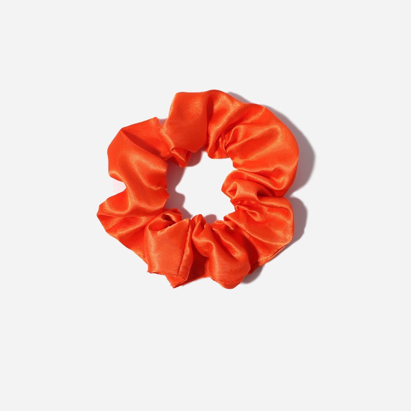 Picture of European and American Cross-Border Solid Color Large Intestine Hair Ring Foreign Trade Style Satin Head Flower Korean Style Headband Hair Accessories Head Rubber Band Wholesale