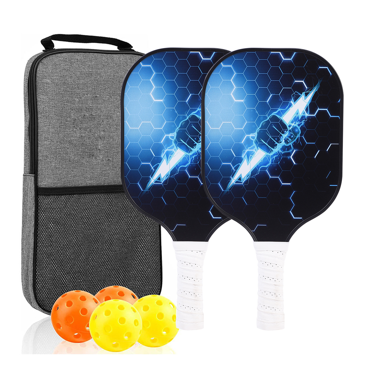Picture of Peak Racquet suit Fiberglass Outdoor Feather Board Single Shoulder Storage Bag Pickleball Set Trainer
