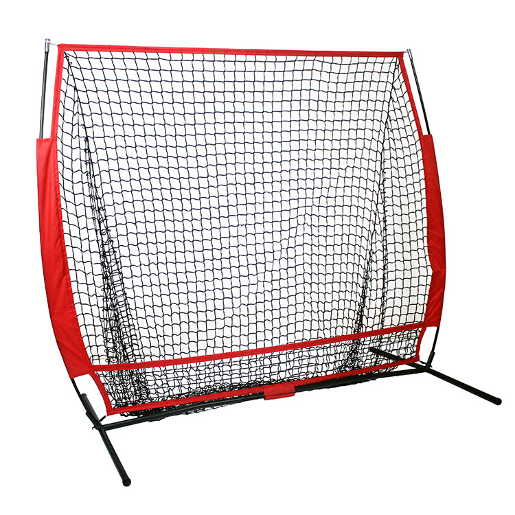 Picture of 166.5cm Baseball Practice Net Rebound Net with Hole Children's Baseball Net Training Blocking Net Portable