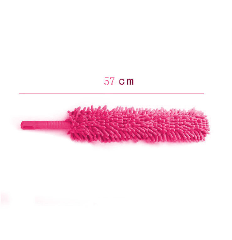 Picture of Chenille double-sided flexible retractable household electrostatic duster desktop household cleaning feather duster wholesale