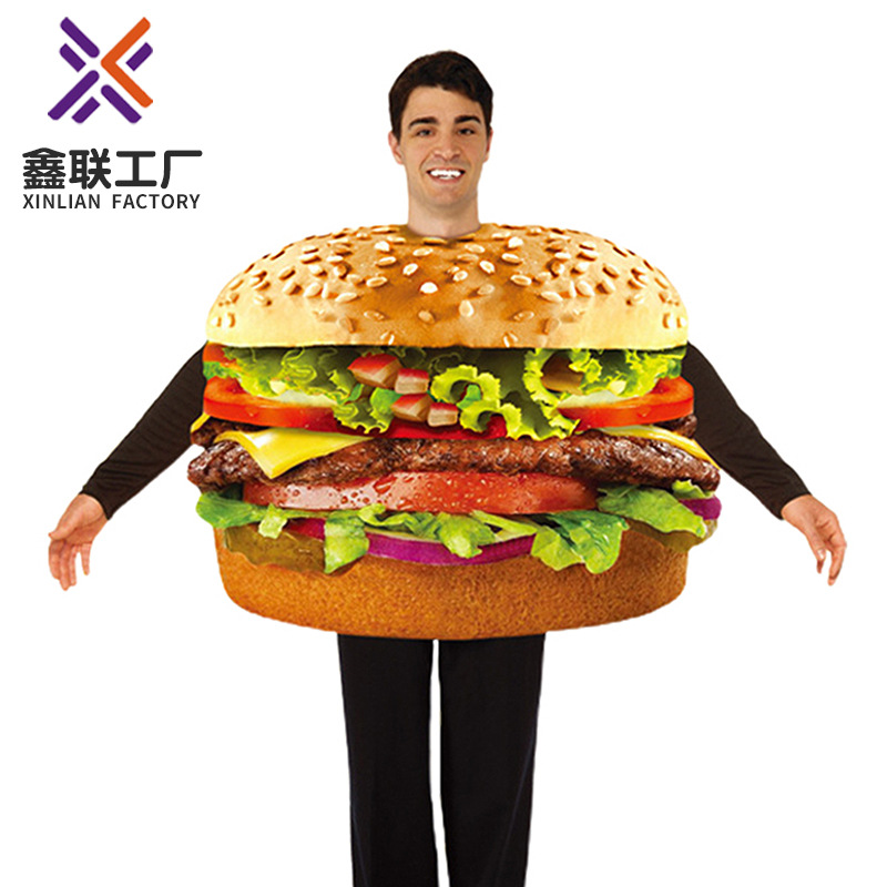 Picture of New Hamburger Stage Cosplay Suit cosplay Masquerade Party Performance Hamburger Suit