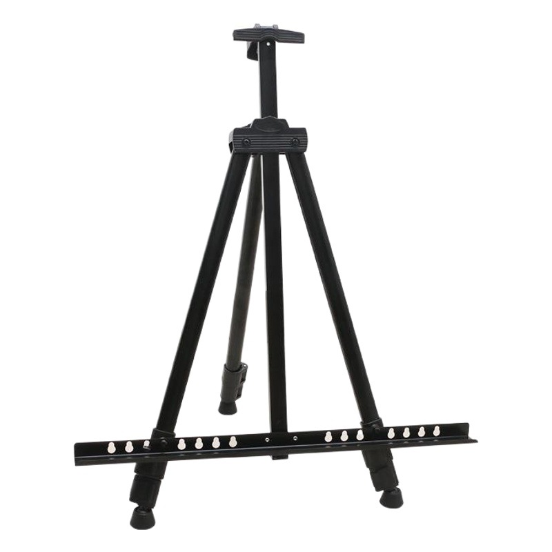 Amazon Cross-Border 4-Section Pop Display Stand Art Easel Advertising Sketching Telescopic Metal Portable