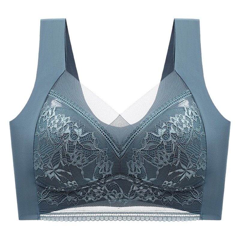 New style beauty back lace wrapped chest vest with chest pad big chest show small breast contracting plus size anti-exposure base wrapped chest for women