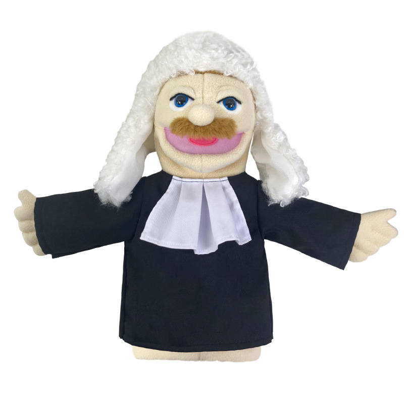 Picture of New Cartoon Half-body Professional Character Hand Doll Kindergarten Parent-child Games Plush Toy Family Early Education Doll