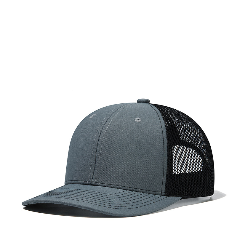 Picture of Wish Micro Bend Hat Rim Truck Hat Men's Outdoor Sun Shading Net Hat Mountaineering Fishing Truck Drivers Hat