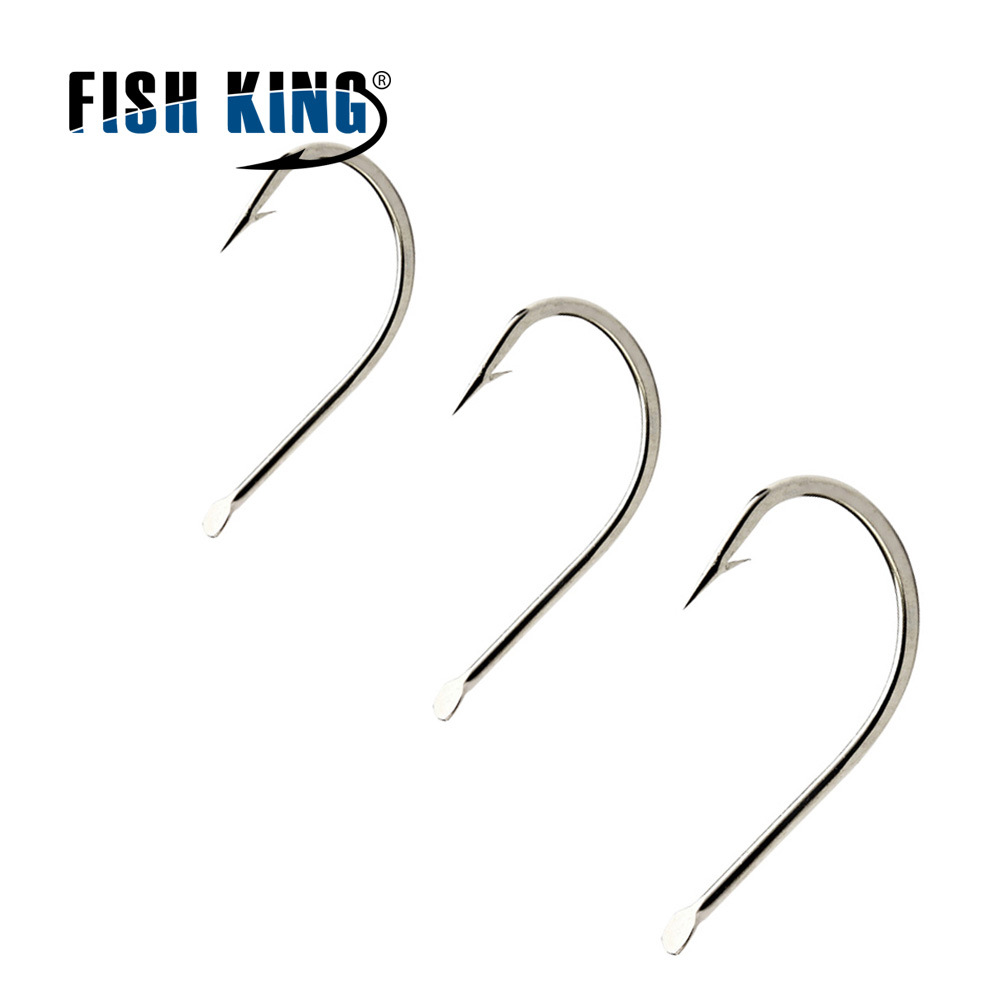 Picture of Fishking Haixi 100 Pieces Boxed Fishhook Competitive Crucian Carp Fishing with Barbed High Carbon Fishing Gear Cross-Border Wholesale