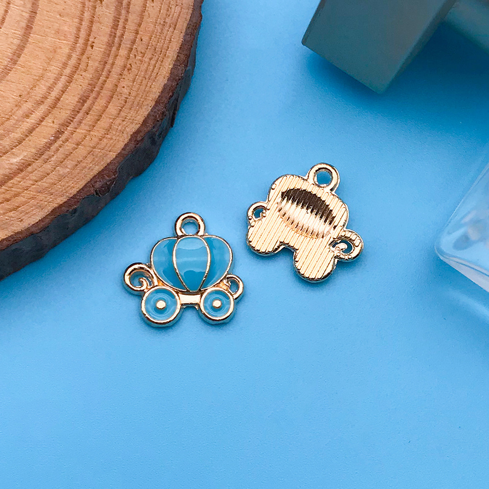 Picture of Mix 30 Color Cartoon Creative Drop Oil Jewelry Zinc Alloy Pendant DIY Earrings Necklace Pendant Jewelry Accessories