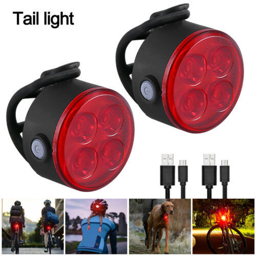 Picture of Bicycle Front and Rear Lights Cross-Border New Product Type-C Rechargeable Headlight Tail Light Set Mountain Bike Cycling Equipment