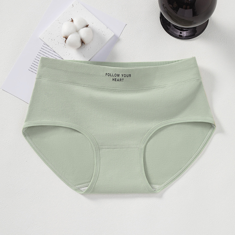 Picture of Pure Cotton 10A Antibacterial Women's Underwear Pure Cotton Mid-Waist Underwear Pure Cotton Women's Mid-Waist Cotton Crotch Underwear Women's Wholesale