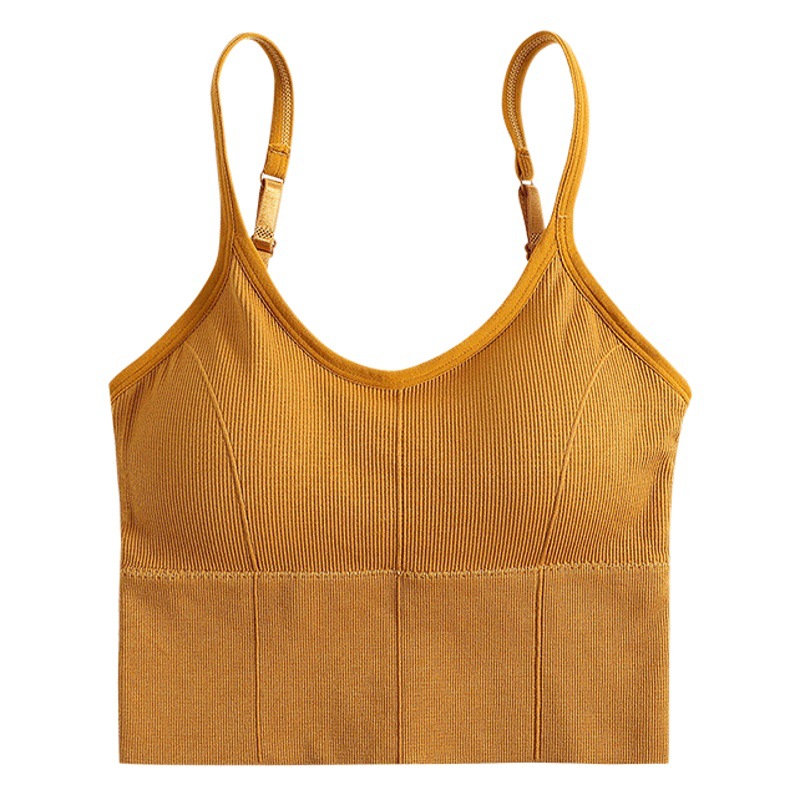Picture of Kaka Large U-Shaped Beautiful Back Wrapped Chest Tube Top with Sling Without Steel Ring Push-Up Sports Bottoming Intimates Vest for Women