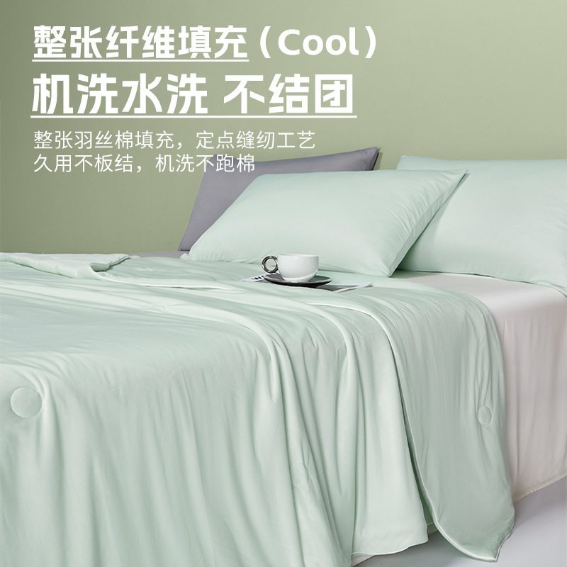 Picture of Cool Silk Summer Cool Quilt Class A Summer Cold Air Conditioning Quilt Washable Quilt Selling Gifts Summer Quilt Thin Summer Quilt