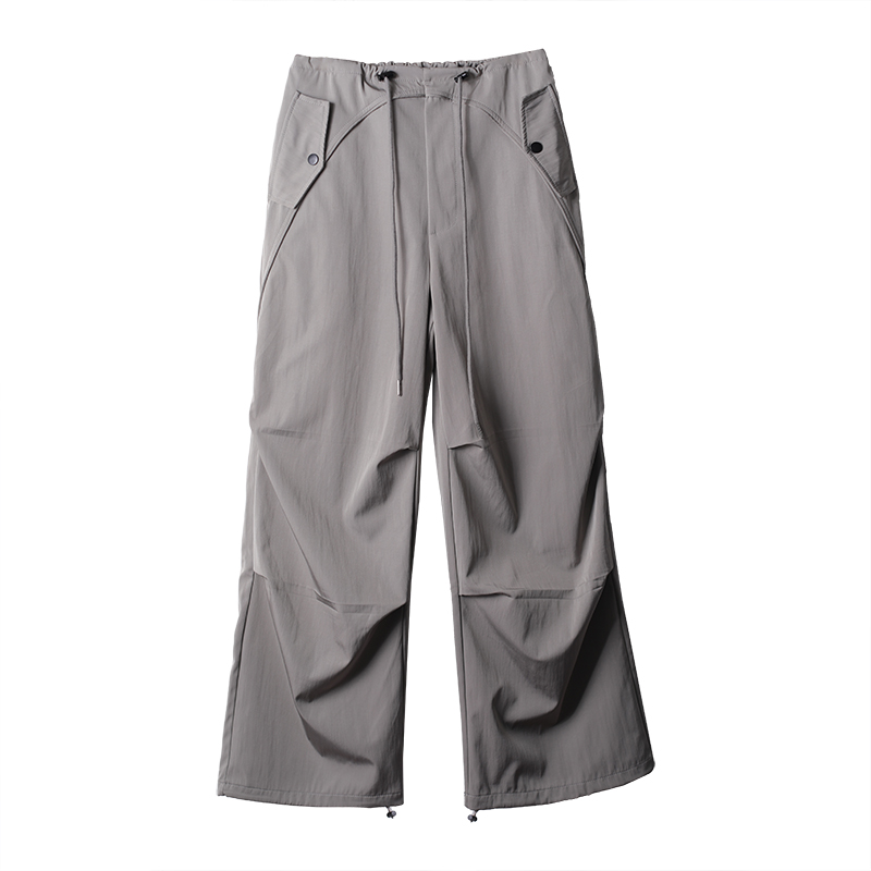 Picture of 2025 New Style Cargo Pants for Women, Spring and Autumn American Casual Jazz Loose Functional Outdoor Wide-Leg Sports Long Pants