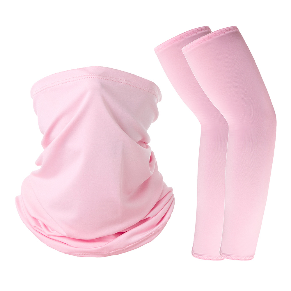 Picture of Ice Silk Sun Protection Sleeves Magic Headscarf Set Summer Sun Protection Cycling Sports Outdoor Equipment Combination Spot Wholesale