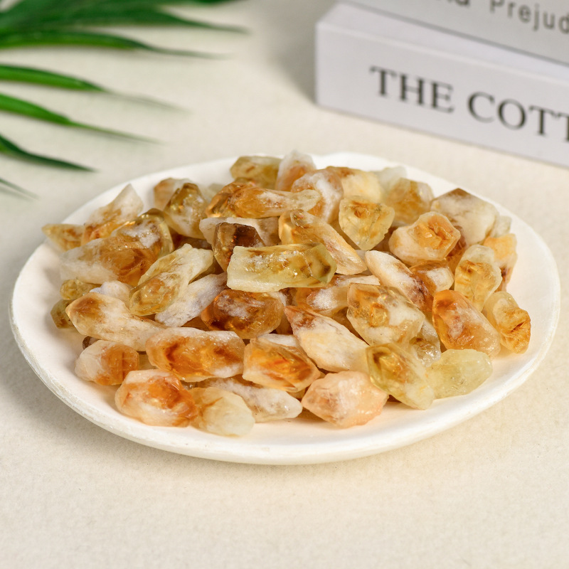 Picture of Spot wholesale Crystal raw stone aromatherapy stone scented stone natural powder Crystal Green fluorite amethyst Citrine Crystal Stone