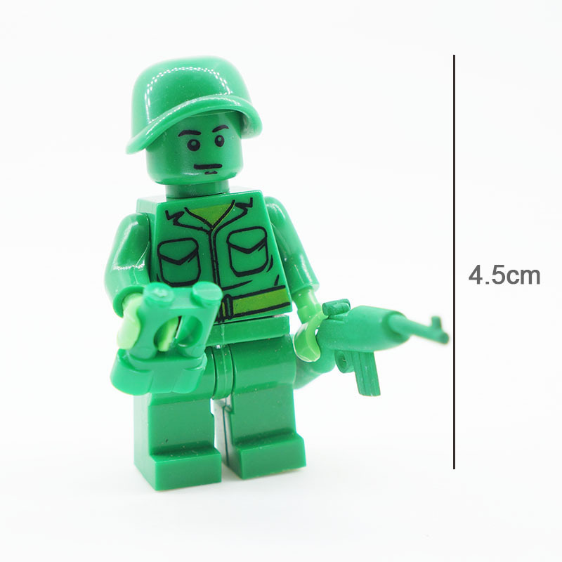 Picture of Cartoon Cartoon animal Princess pumping music plastic assembled building blocks little doll toy mixed batch foreign trade exclusive