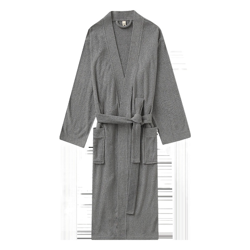 Hotel towel material breathable absorbent quick-drying bathrobe women's four seasons universal bathrobe sweat steaming bathrobe pajamas in stock wholesale
