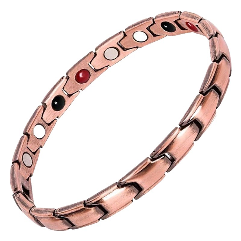 Cross-border Hot Sale European and American Fashion Detachable Bracelet Magnetic Bracelet Retro Creative Environmental Protection Alloy Couple Bracelet