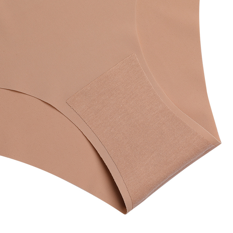 Picture of European and American Cross-border Pregnant Women's plus size Traceless Women's Underwear Class A Ice Silk Breathable Sports Low Waist Naked Briefs for Women