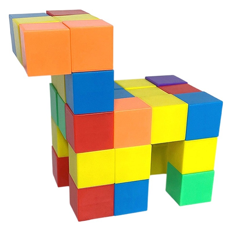 Mathematics Teaching Aids Six-Sided Magnetic Square Magnetic Cube Spatial Thinking Geometry Stereo King Model Puzzle