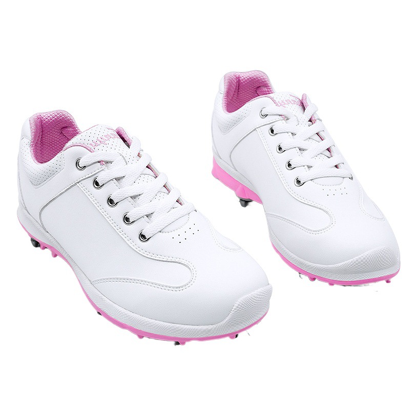 Golf Shoes Women's Waterproof Sneakers Breathable Non-Slip Lightweight Sole Movable Six-Claw Nails Women's Shoes
