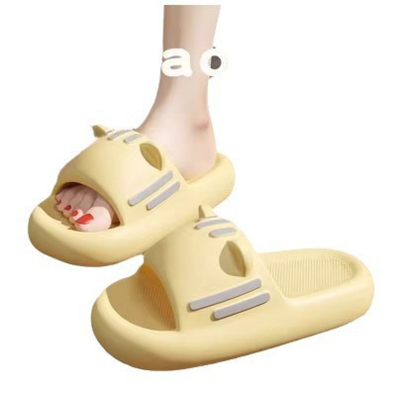 Picture of Women's Shit Cat Indoor Non-Slip New Style Slippers for Summer Women's Sense Drag 2024 Women's Wear Home Bathroom Home Stamp