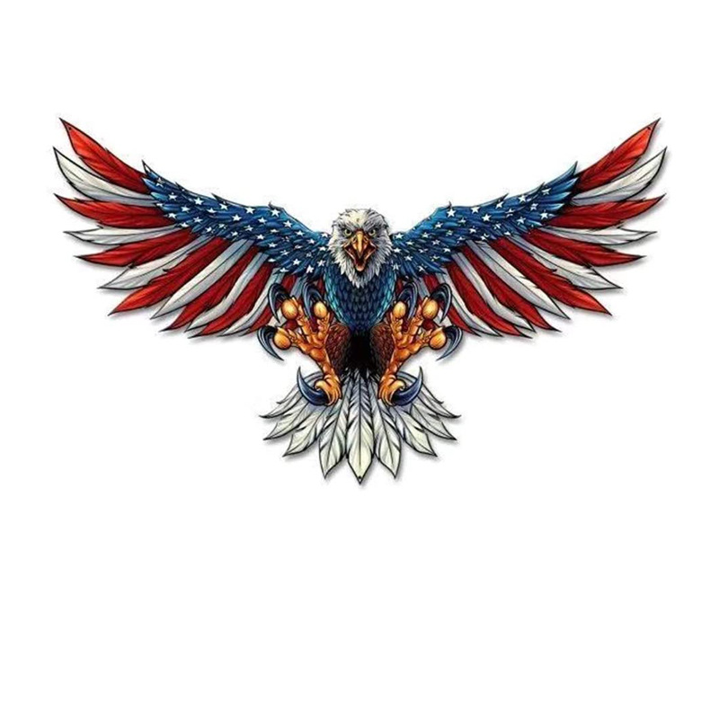 Picture of Amazon Cross Border Independence Day Eagle Logo Wall Stickers Window Glass Decorative pvc Sticker 20x 30cm Sticker