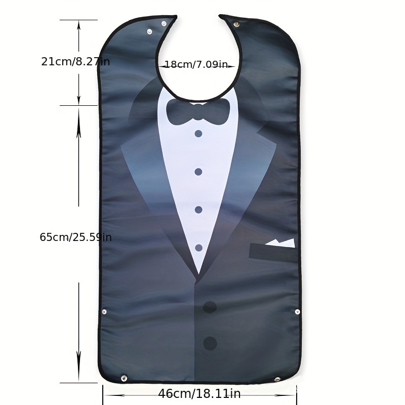 Picture of Cross-border Adult bib bib multiple printed waterproof stain-resistant leak-proof dining bib middle-aged and elderly bib