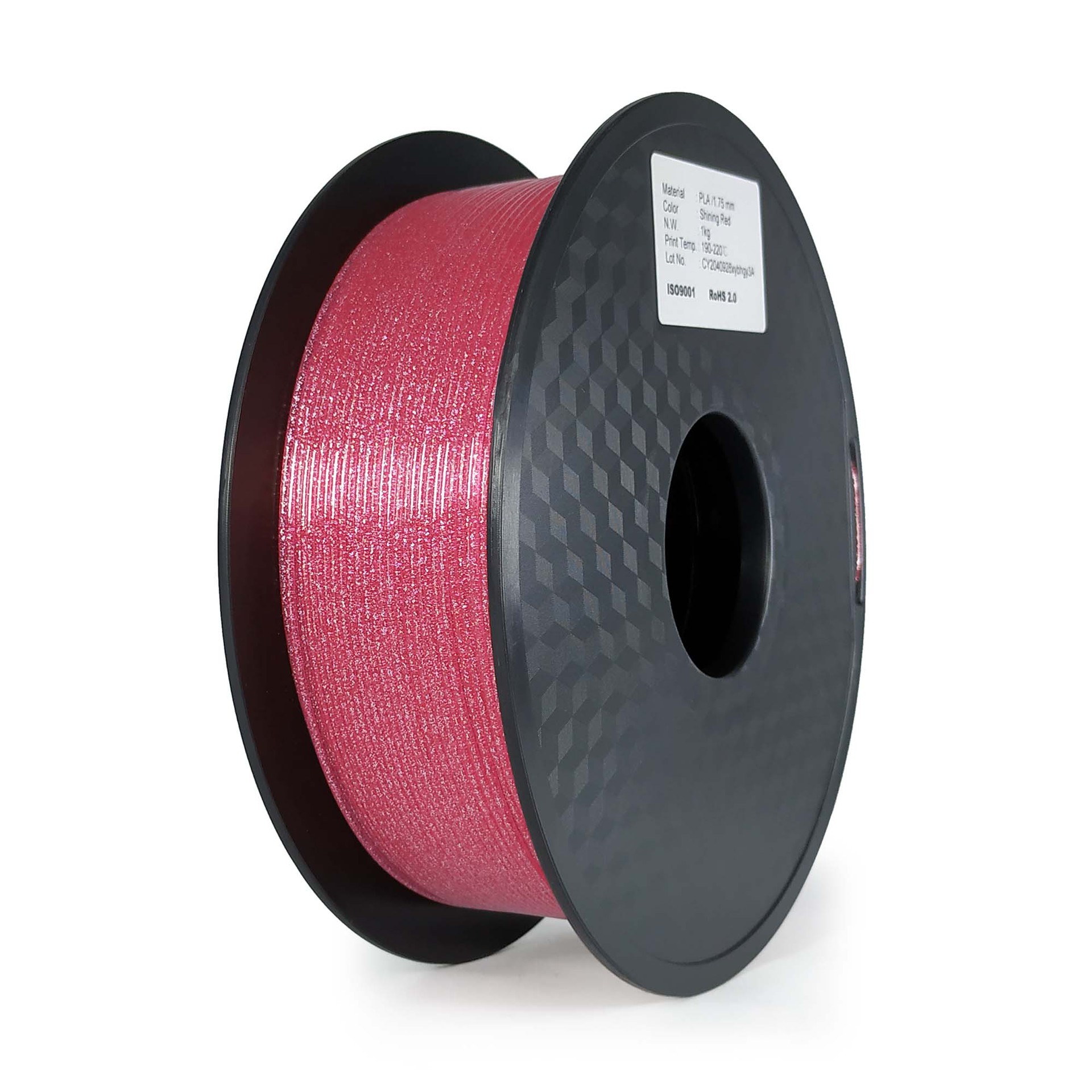 Picture of 3D Printing Filament Pla Colorful Rainbow 1.75 Multi-Color Shiny Glitter 3D Printer Filament Original