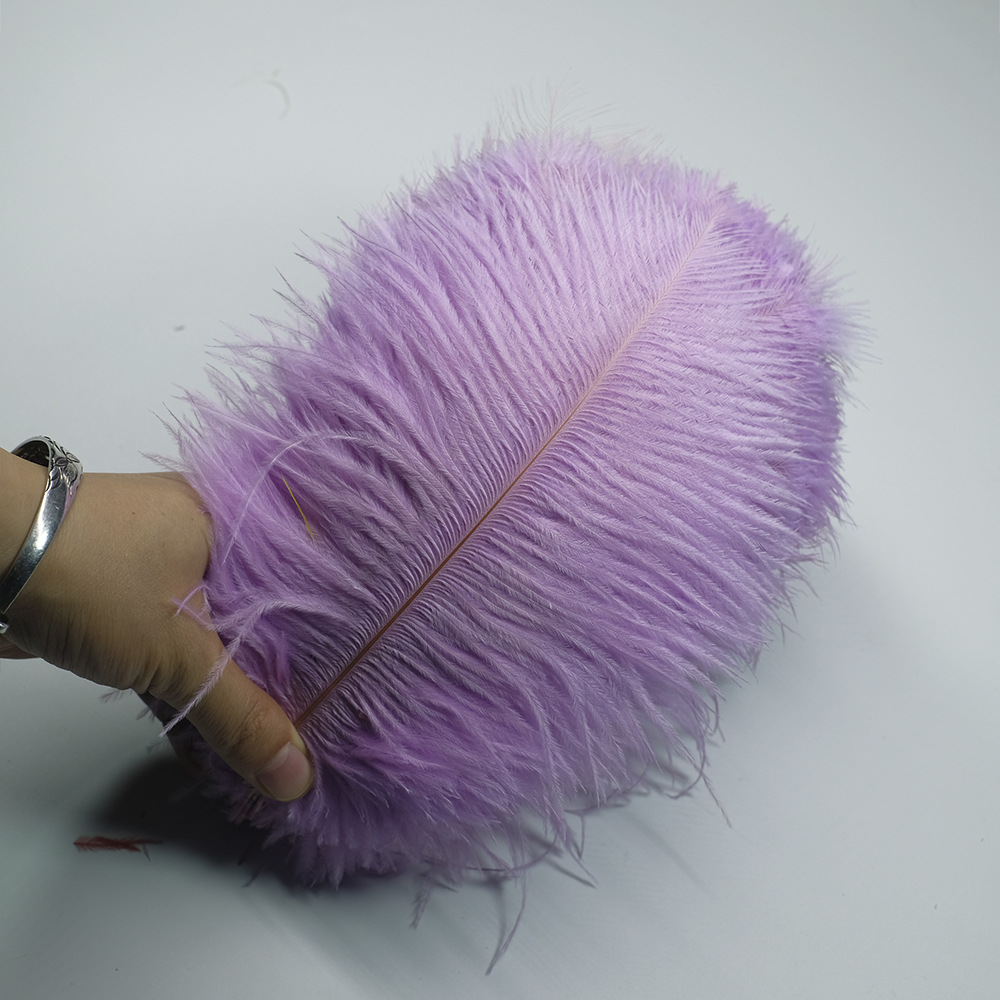 Picture of Color in stock 20-25cm ostrich feather flower home flower arrangement wedding decoration accessories ostrich feather wholesale