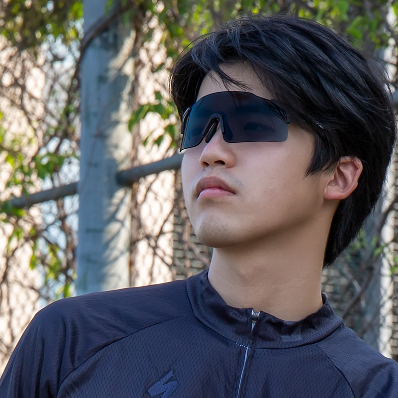 Picture of kapvoe color changing riding glasses myopia men and women running outdoor sports windproof goggles bicycle accessories