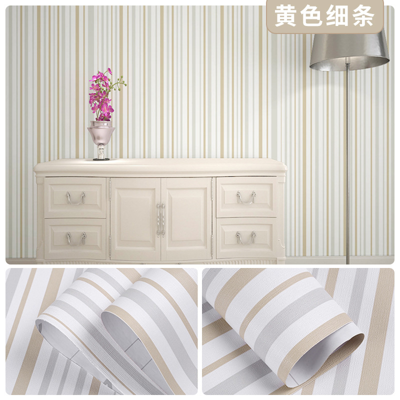 Picture of Wallpaper Self-adhesive Waterproof Moisture-proof Bedroom Background Wall Wallpaper Living Room Bedroom Dormitory Children's Room Cartoon Decorative Wall Stickers