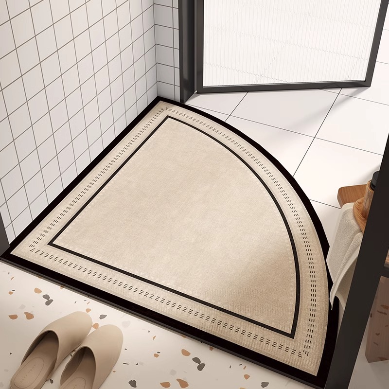 Picture of Cross-border Wholesale Diatom Mud Floor Mat Bathroom Absorbent Foot Mat Simple Dirty Resistant Anti-skid Mat Household Kitchen Tianjin Floor Mat