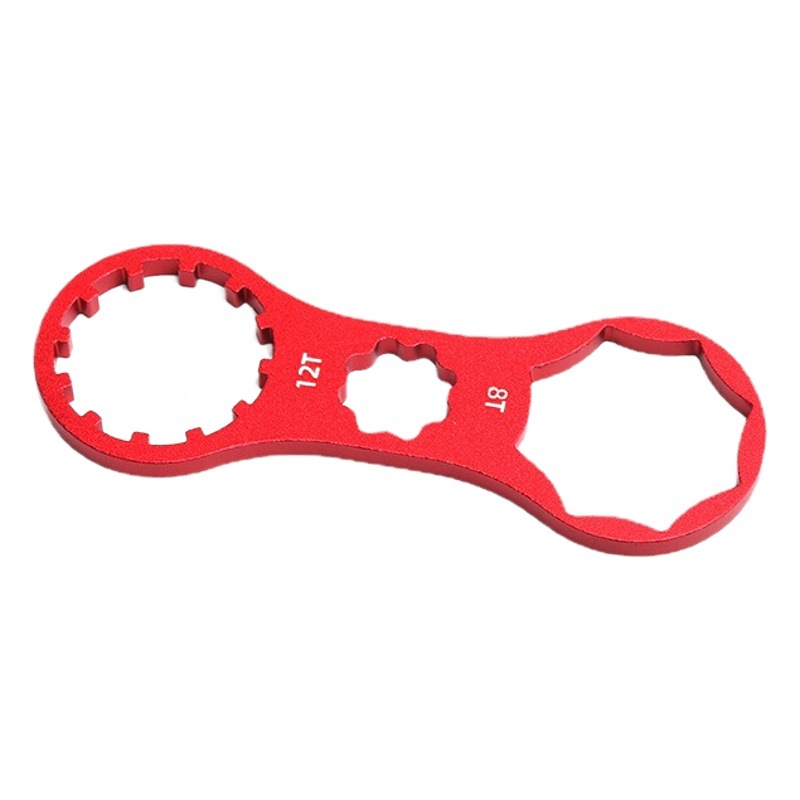 Bicycle Repair Tool Front Fork Shoulder Cover Wrench Shock Absorber Upper Cover Removal Tool Aluminum Alloy Bicycle Tool