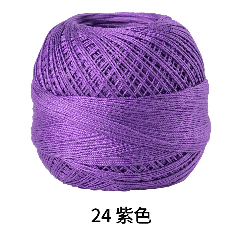 Picture of Color picking No. 10 micro hook lace thread hand-woven 40# fine wool crochet woven hand ball
