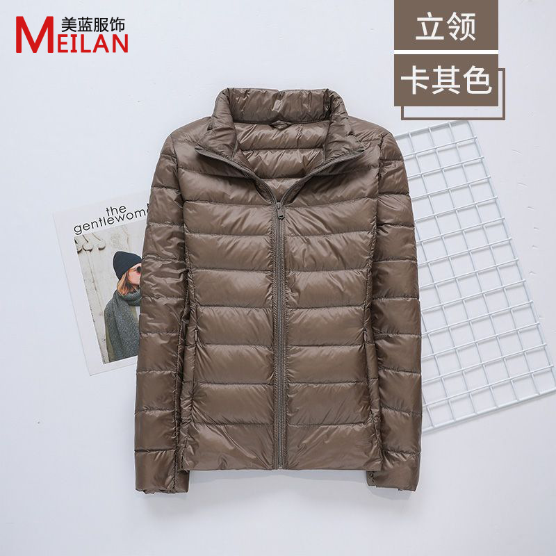Picture of Women's down Jacket 2025 New Short Style Lightweight Thickened Warm Slim Fit Korean Style White Duck down Fashion Coat Wholesale