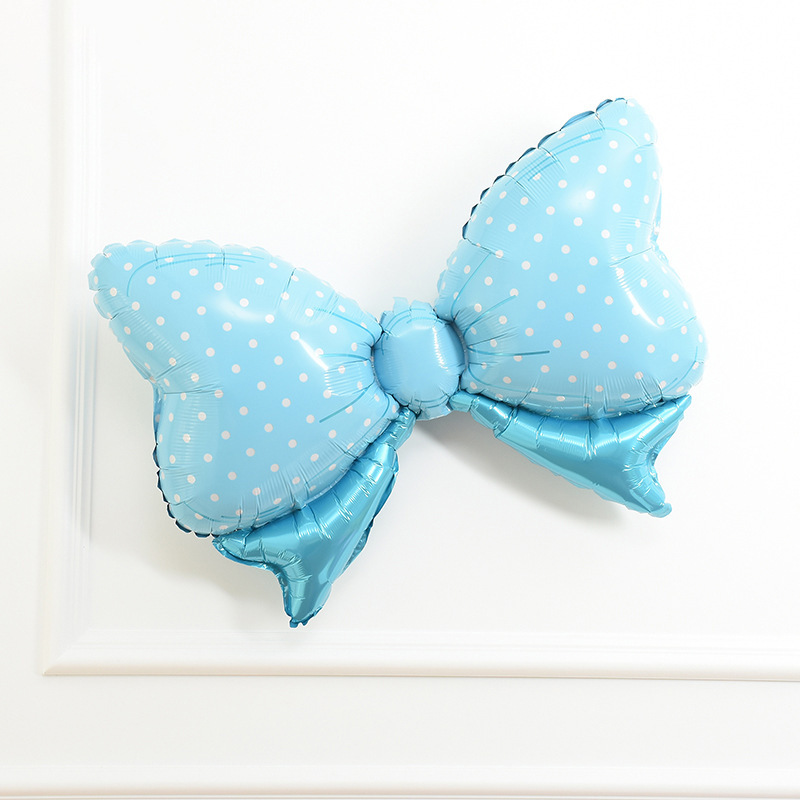 Picture of New large bow HelloBABY shape aluminum balloon Baby Full Moon Birthday Party shape balloon