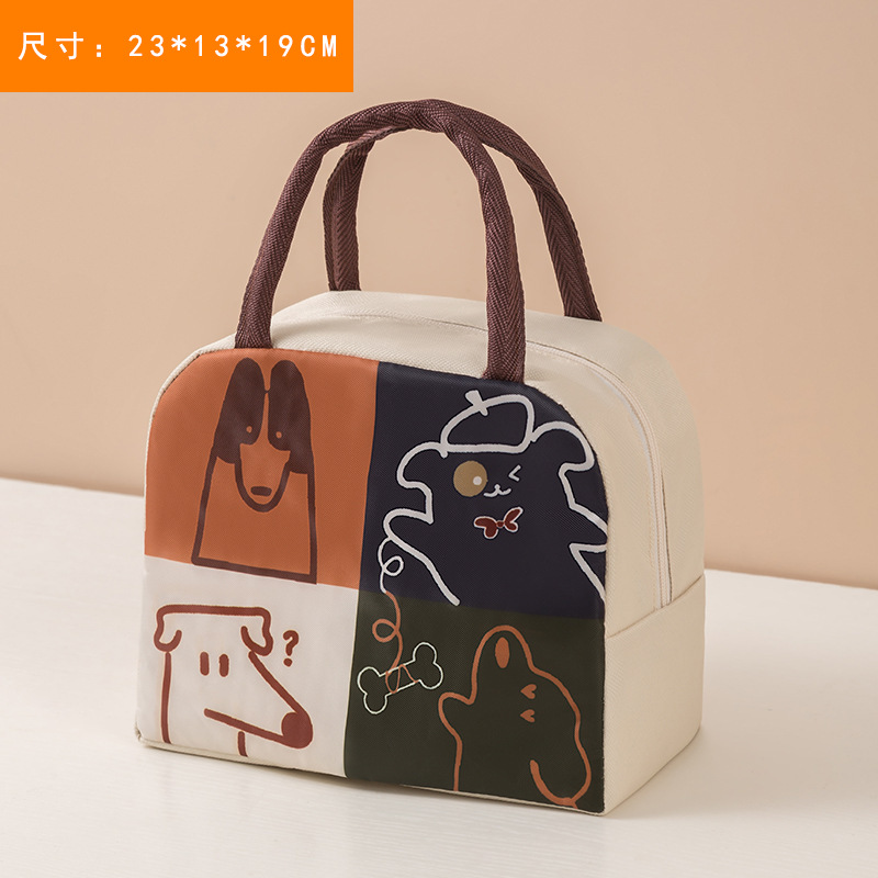 Picture of New fresh lunch box bag thickened aluminum foil insulation cold cartoon lunch bag student portable insulation lunch bag