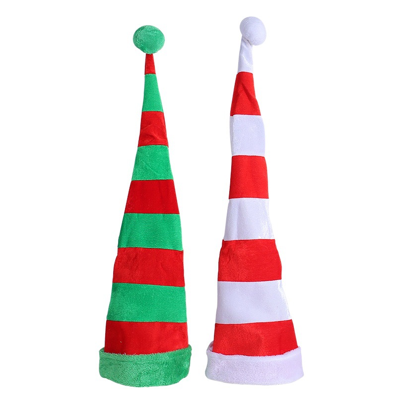 Amazon Christmas Long Hat Wholesale Hong Kong Love Creative Elf Hat Party Atmosphere Clown Hat Christmas Decoration Hat