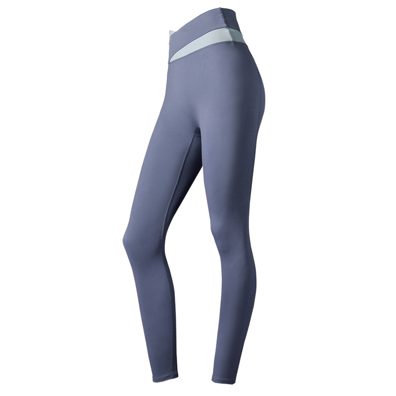 Picture of Ruisef Cross-border Cross-waist No Embarrassment Fitness Suit Women's Summer High Waist Hip-lifting Tight Sports Yoga Pants Outer Wear