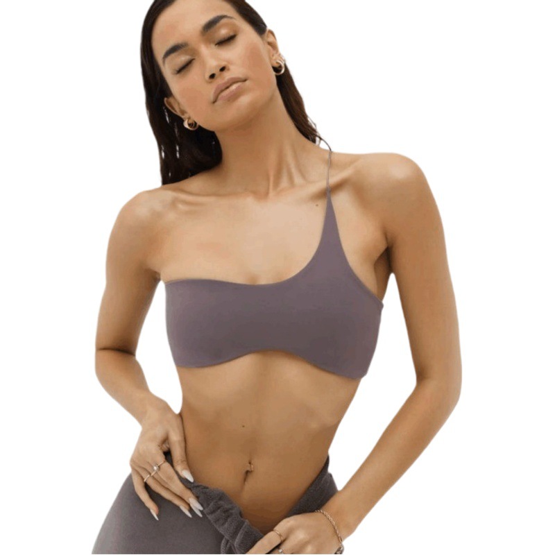 European and American sports yoga underwear modified arc fashion running with chest pad Jacket Women's base bra a generation of hair