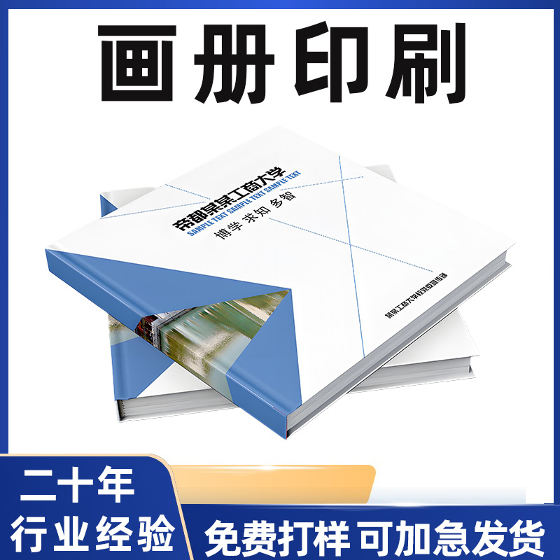 Picture album printing factory wholesale enterprise brochure employee handbook printing portfolio book sample atlas design