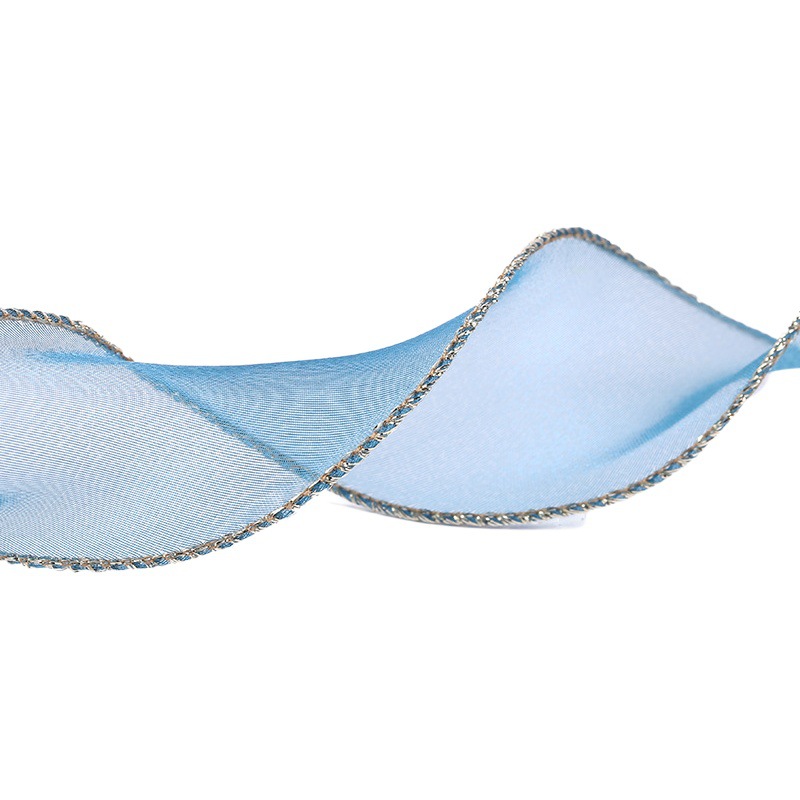4cm Fish Ribbon Wavy Fish Tail Gauze Flower Gift bouquet Packaging Cake Decoration Hedge diy Textile Accessories